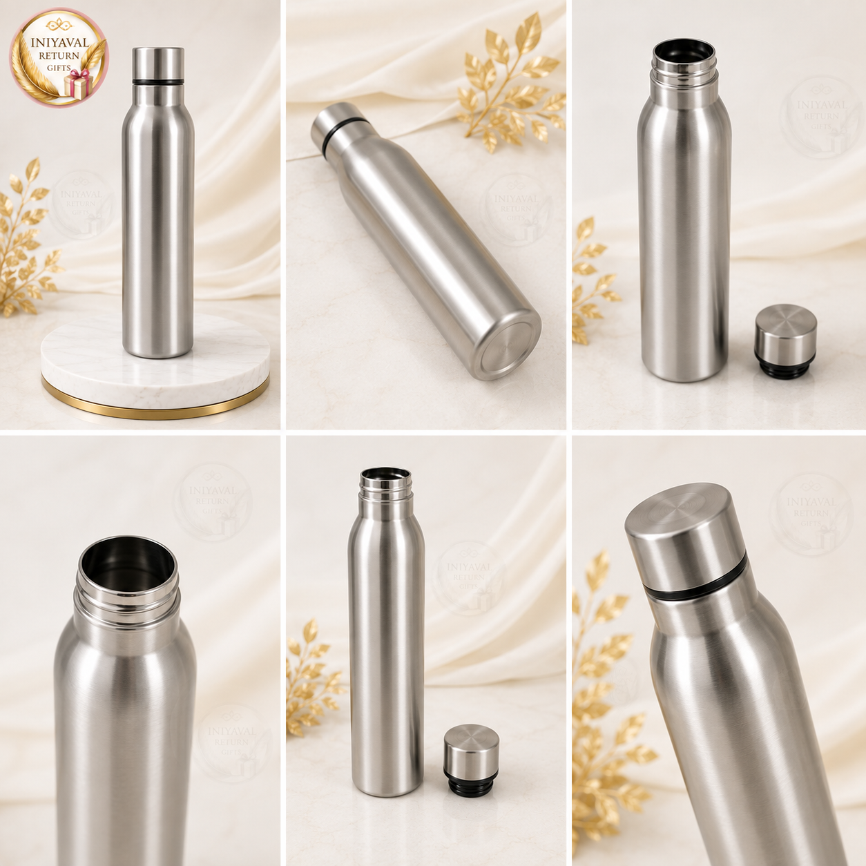 Multiple Design Steel 1 Ltr  Water Bottle 2