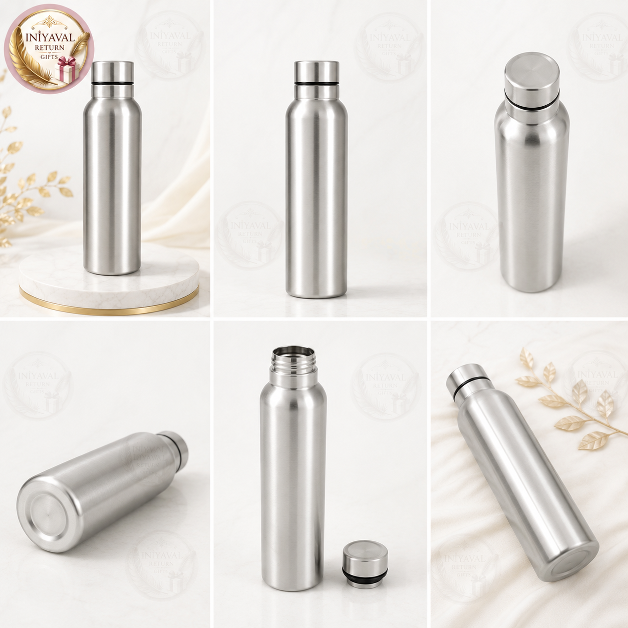 Steel 1 Ltr Water Bottle 2